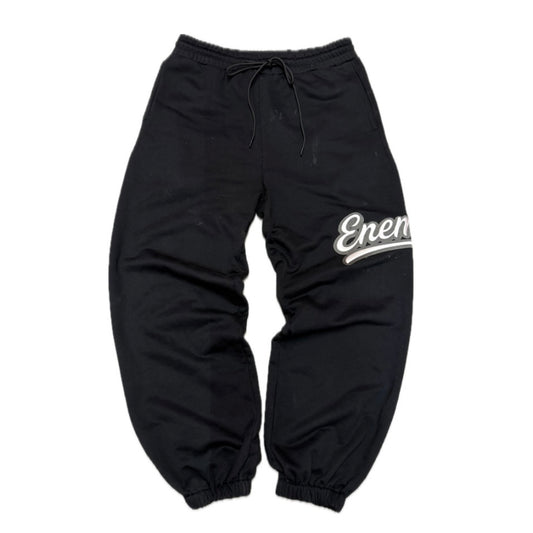 Black "ENEMY" Scrunch Sweats